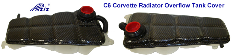 Real Carbon Fiber,  C6 Corvette, Radiator Overflow Tank Cover